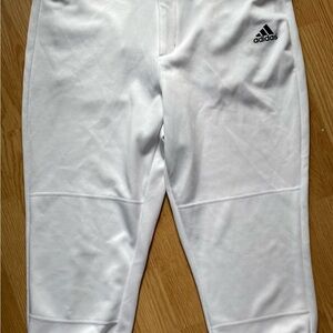 Adidas White Softball or Baseball Pants